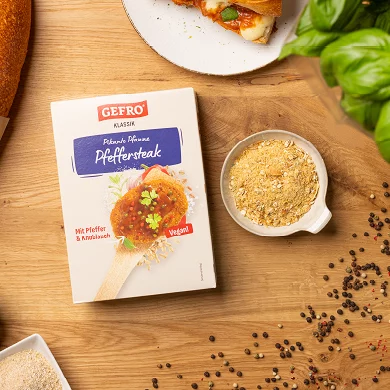 Steaks végétaux au Poivre
