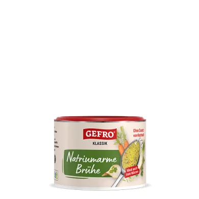 Bouillon de légumes pauvre en sodium