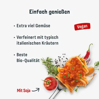 Sauce Bolognaise Végane BIO