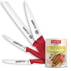 Set de couteaux "cuisinier professionnel" + 240g d‘assaisonnement pour viande gratuit
